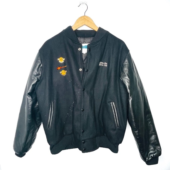 Hard Rock Cafe Jackets & Coats Hard Rock Cafe Black Varsity Jacket